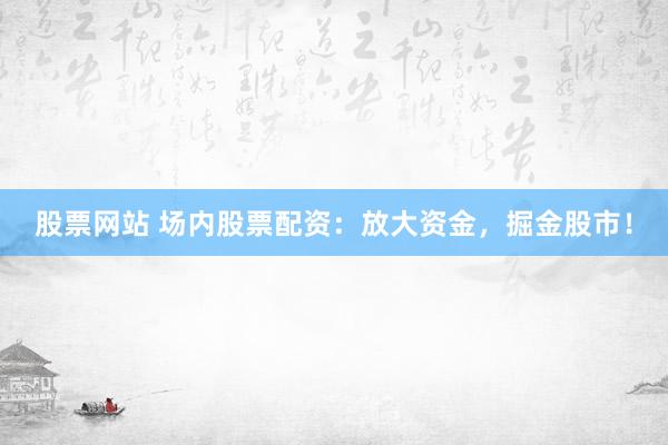 股票网站 场内股票配资：放大资金，掘金股市！