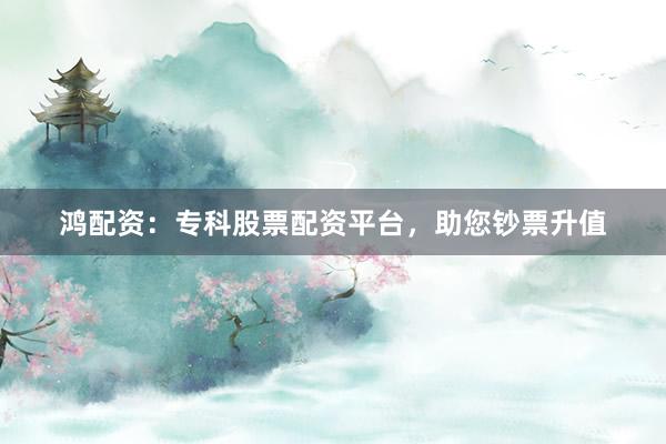 鸿配资：专科股票配资平台，助您钞票升值