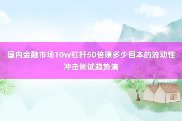 国内金融市场10w杠杆50倍赚多少回本的流动性冲击测试趋势演